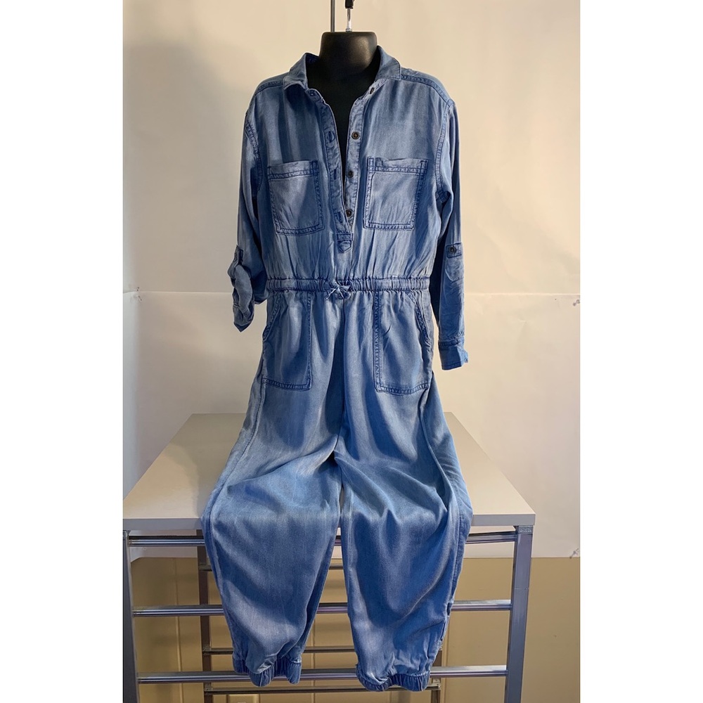 Denim Romper